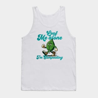 Permaculture Leaf Me Alone Tank Top